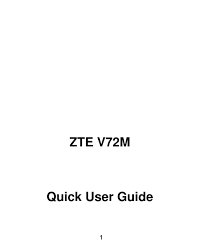 It's called surface, and it's made by microsoft. V72m V72m Mobile Internet Device User Manual Zte V72a Zte