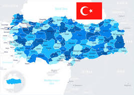 Die türkische schiffbauindustrie realisierte 2011 exporte im wert von 1,2 mrd. Turkei Karte Lizenzfreie Bilder Und Fotos Kaufen 123rf