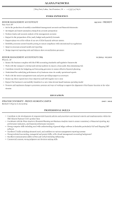 An accounting cv template hiring managers value. Senior Management Accountant Resume Sample Mintresume