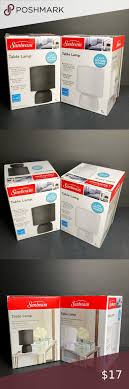 2 Sunbeam Led Table Lamps Black White Nib In 2020 Led Table Lamp Black Table Lamps Table Lamp