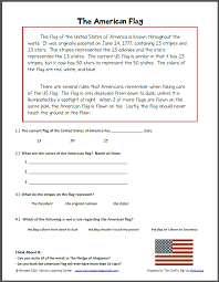 Reading Comprehension The American Flag Reading Comprehension Reading Comprehension Worksheets American Flag Facts