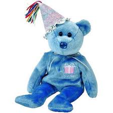 Birthday Bear Beanie Baby Worth Ty Beanie Baby September The Teddy Birthday Bear W Hat 9 5 Inch Beanie Baby Bears Baby Beanie Ty Beanie