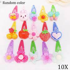Shop with afterpay on eligible items. Girls Lovely Hairpins Hair Accessories Flower Clips Cartoon Kids Hair Pins 10pcs Lot Baby Infant Buy From 1 On Joom E Commerce Platform
