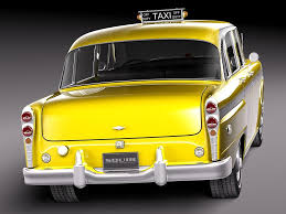 Image result for Federal Yellow 1956 Checker Taxi