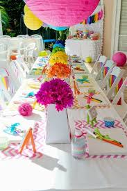 Birthday Table Decoration Ideas For Kids Ideas For Table Decoration For Birthday Party Of Your Child Kids Birthday Party Decoration Art Birthday Party Birthday Table Decorations
