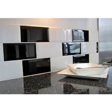 white metro tiles white kitchen wall