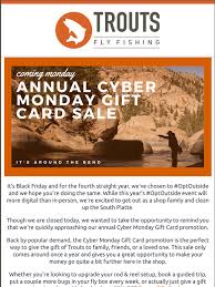 The best part is betting about which floor or which line in the castle of cards will fall and which will remain and throwing the card accordingly. Trouts Fly Fishing Coming Monday Our Annual Cyber Monday Gift Card Sale Is Around The Bend Milled