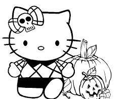 I Have Download Spooky Halloween With Hello Kitty Coloring Page Kitty Coloring Hello Kitty Colouring Pages Hello Kitty Coloring