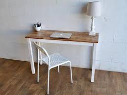 Solid Wood Desk Or Table Laptop Desk Small Desk In 2020 Small Wood Desk Small Desk Diy Small Wooden Desk