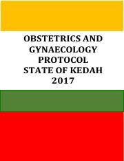 Hse clinical programme in obstetrics and gynaecology. Obgyn Protocol 2017 Pdf Obstetrics And Gynaecology Protocol State Of Kedah 2017 1 Kata Pengantar Pengarah Kesihatan Negeri Obstetric And Course Hero