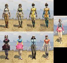 Overwatch nude skins