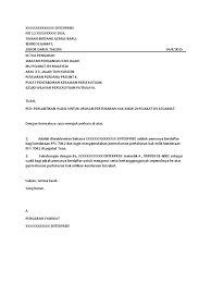 Power of attorney, authorised letter. Contoh Surat Kuasa Wakil Syarikat