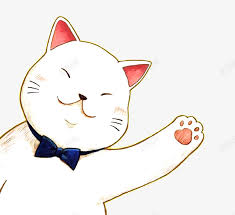 爱打招呼的小猫高清素材卡通猫咪小猫手绘打招呼插画in 2021 art pikachu character