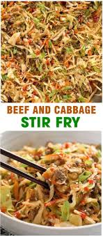 Beef And Cabbage Stir Fry Recipe Beef Stir Fry Recipes Cabbage Stir Fry Cabbage And Beef