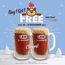 A W Buy 1 Free 1 Rb Promotion 22 December 2019 31 December 2019 Stuff To Buy Buy 1 Promotion