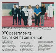 Jumlah keseluruhan adalah penghidap penyakit mental di malaysia ialah 11.2 peratus. Usm News Portal 350 Peserta Sertai Forum Kesihatan Mental