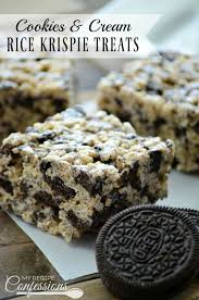 Cookies Cream Rice Krispie Treats My Recipe Confessions Krispie Treats Recipe Rice Krispy Treats Recipe Crispy Treats