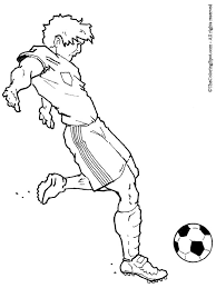 This picture is fun and entertaining, and sure to be hit with kids and adults alike. Soccer Player Coloring Page Audio Stories For Kids Free Coloring Pages Colouring Printables