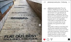 Tim carter is on a rainy jobsite where advantech osb flooring is being installed. What Screws Should Be Used For Subfloor