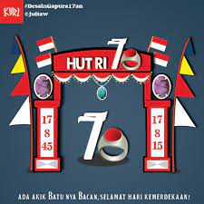 Contoh desain dekorasi gapura atau pintu gerbang hut ri ke 71 tahun 2016 gapura atau pintu gerbang 17 agustus menggunakan besi bulatan dirangkai dengan. Putik Gapura Batu Akik Hellomotion Com