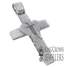 Mens 24 sterling silver 3.5mm figaro chain necklace crucifix cross pendant, cross necklace for men, 925 cross necklace, men, necklace, chains, pendants 4.3 out of 5 stars 104 $46.00 $ 46. Diamond Real Genuine Diamond Yellow Gold Finish Jesus Cross Pendant Piece Charm 3 5 Inch Jewellery Watches