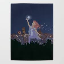 Moon Spirit Poster by Chris Lake | Society6