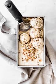 1 hr and 5 mins. Creamy Banana Ice Cream With Almond Praline Cravings Journal