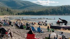 IN A LANDSCAPE: East Lake in Newberry National Volcanic Monument