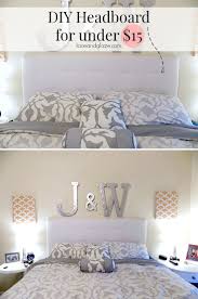 Diy Headboard For Under 15 Super Easy To Make And Saves You A Lot Of Money Want To Know The Secret Of This D Bedroom Diy Cheap Diy Headboard Easy Home Decor