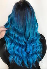 I like it as a detail in my. 65 Iridescent Blue Hair Color Shades Blue Hair Dye Tips Colored Hair Tips Dyed Hair Blue Hair Dye Tips