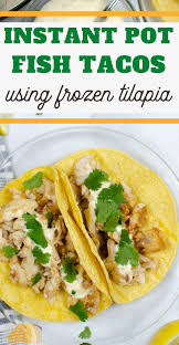 This shrimp taco recipe along with grilled fish tacos and shrimp ceviche are at the top of our list! Tender Instant Pot Tilapia Lime Tacos 3 Boys And A Dog