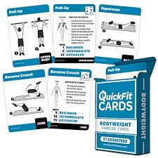 Learn vocabulary, terms, and more with flashcards, games, and other study tools. Quickfit Bodyweight Exercise Cards Fitness Playing Cards With Over 50 Body Weight Workouts 2 5 X 3 5 Standard Playing Card Size Pricepulse