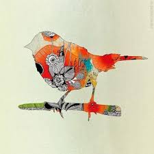 Mixed Media Bird Bird Art Bird Graphic Art