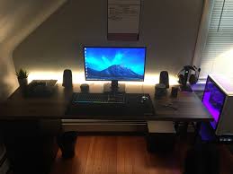 My ikea desk setup for a modern and minimalist home office desk in 2020. Diy Ikea Desk Build Pcmasterrace