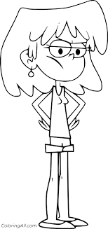 Free printable the loud house coloring pages. Lori From The Loud House Coloring Page Coloringall