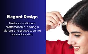 VETAS Peacock Design Silver Sindoor Kathi,Sindoor stick,  Applicator/Tipkathi/Kumkum Bindi Stick Pack of 1 (Silver) : Amazon.in:  Beauty