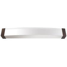 37 W Dark Bronze Vanity Light With Frosted Acrylic Shade Startex