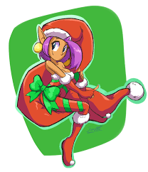 Christmas Elf Shantae By Jamoart Deviantart Com On Deviantart Character Art Game Character Cartoon