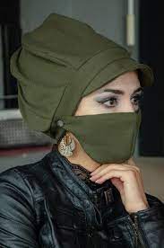 aise tesettur haki maskeli sapka 1 sapka bereler bere