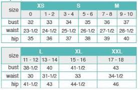 Regular Size Chart For Maurices Size Chart Diagram Chart