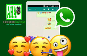 Aha Sarang Komputer New Smileys Emoticon Whatsapp Terbaru
