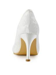 Assicurati che il tuo indirizzo di spedizione sia in alfabeto per evitare ritardi nella spedizione. Scarpe Da Sposa In Pizzo Basse Con Spilla Argento