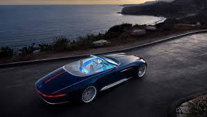 Vision Mercedes Maybach 6 Cabriolet All Electric Luxury Concept Car Unveiled Overdrive