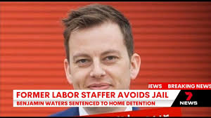 Former Labor staffer Ben Waters avoids jail