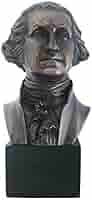 Amazon.com: Summit President George Washington Bust Statue Sculpture,  Bronze Finish : Home & Kitchen