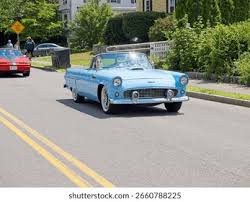 Image result for Thunderbird Blue 1955 Thunderbird