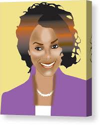 Janet Jackson 2015 Canvas Print by Michael Chatman