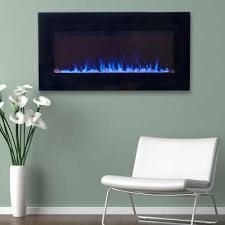 Wall mounted electric fireplace heater model # : Northwest 36 In Led Fire And Ice Electric Fireplace With Remote In Black 80 2000a 36 The Home Depot