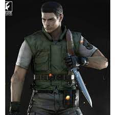 Stars Chris Redfield Vest | Resident Evil Green Vest