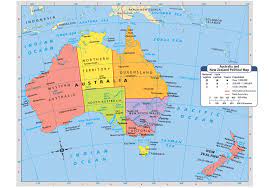 Australia consumes 1.9110 gallons of oil per day per capita while new zealand consumes 1.4196 this entry is the total oil consumed in gallons per day (gal/day) divided by the population. Map Of Australia And New Zealand Places And Things